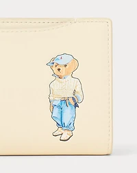 Polo Bear Leather Snap Wallet