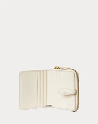 Polo Bear Leather Compact Wallet