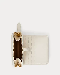 Polo Bear Leather Compact Wallet