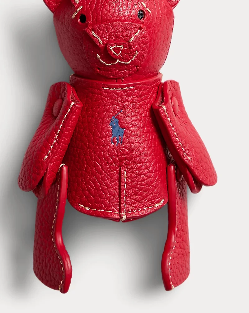 Polo Bear Leather Bag Charm