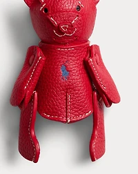 Polo Bear Leather Bag Charm