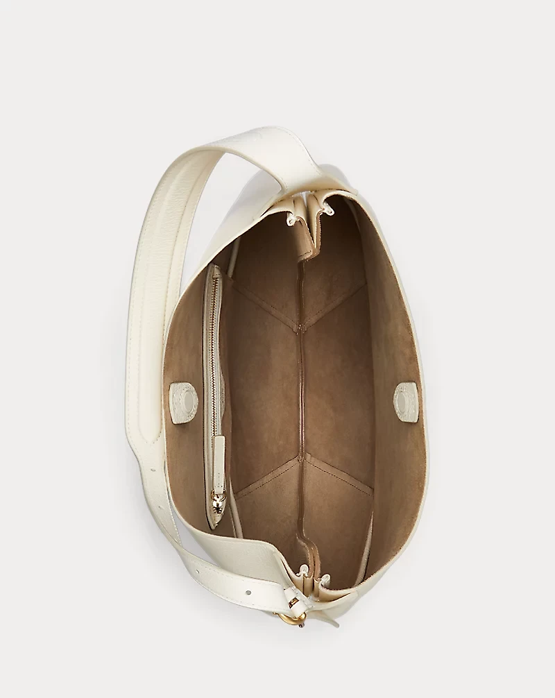 Polo ID Leather Large Shoulder Bag