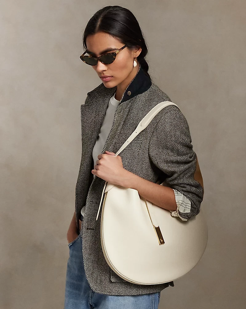 Polo ID Leather Large Shoulder Bag