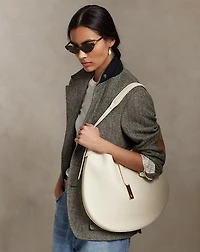 Polo ID Leather Large Shoulder Bag