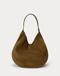 Polo ID Suede Large Shoulder Bag