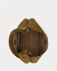 Polo ID Suede Large Shoulder Bag