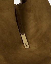 Polo ID Suede Large Shoulder Bag