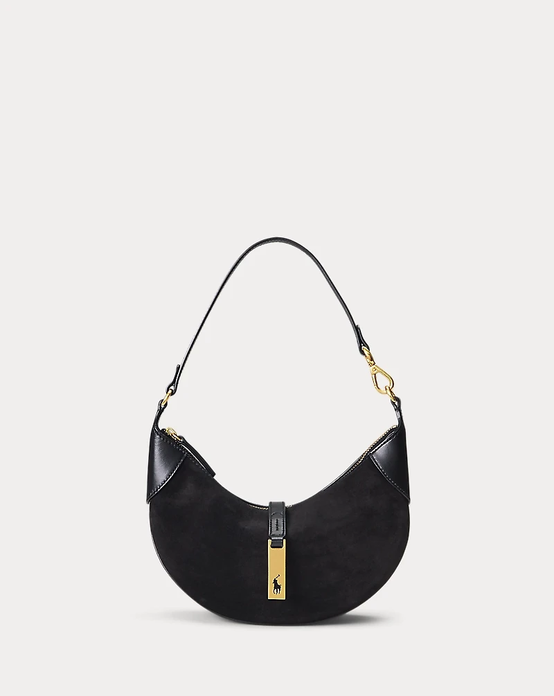 Polo ID Suede Mini Shoulder Bag