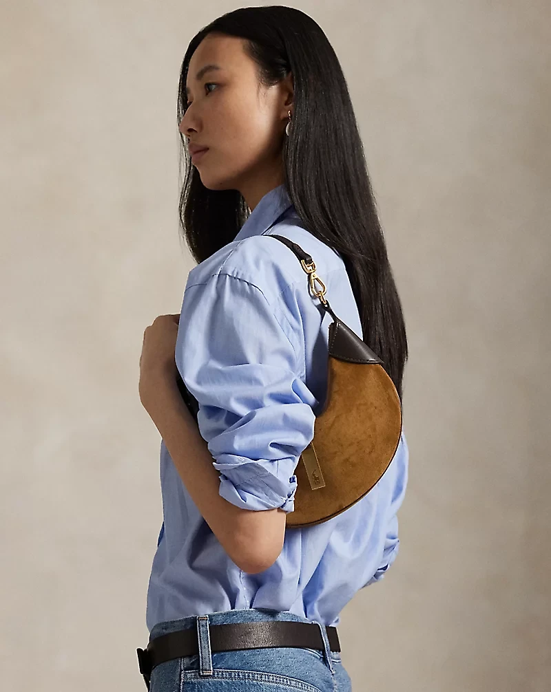 Polo ID Suede Mini Shoulder Bag