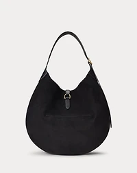 Polo ID Suede Large Shoulder Bag
