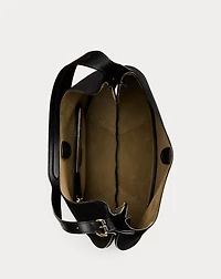 Polo ID Suede Large Shoulder Bag