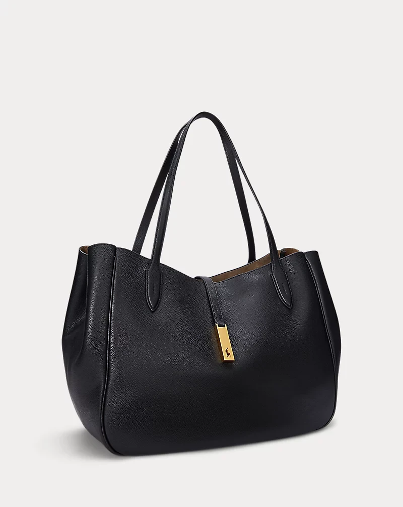 Polo ID Leather Large Tote