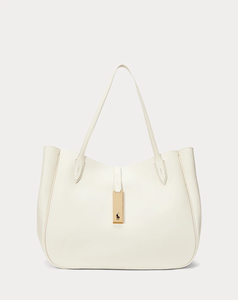 Polo ID Leather Large Tote