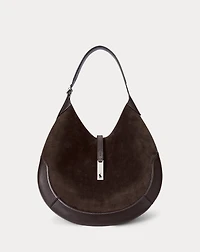 Polo ID Suede Large Shoulder Bag