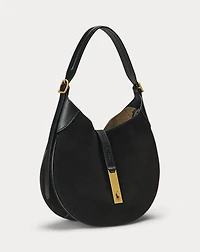 Polo ID Suede-Leather Small Shoulder Bag