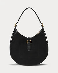 Polo ID Suede-Leather Small Shoulder Bag