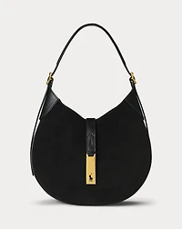 Polo ID Suede-Leather Small Shoulder Bag