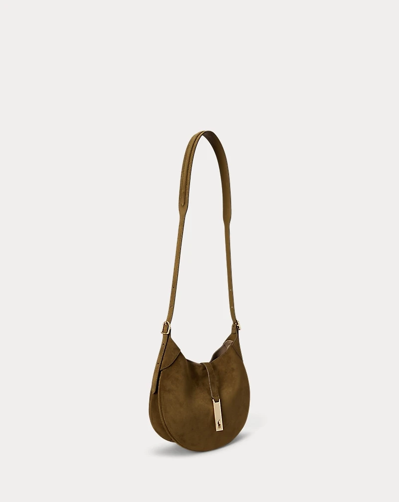 Polo ID Suede Small Shoulder Bag