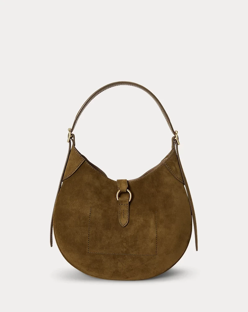 Polo ID Suede Small Shoulder Bag