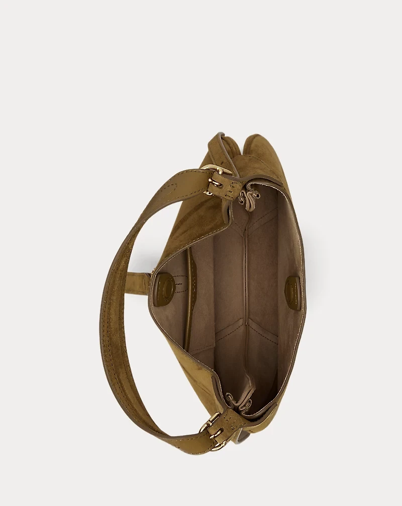 Polo ID Suede Small Shoulder Bag
