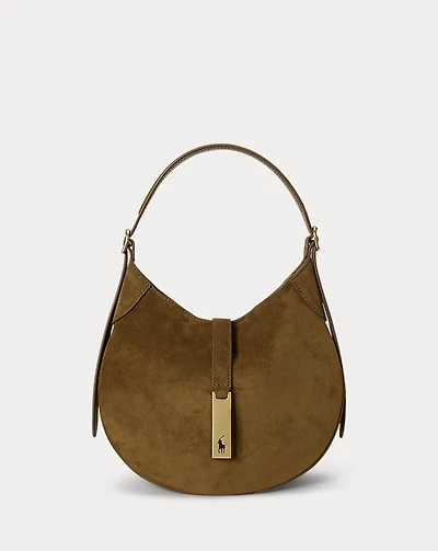Polo ID Suede Small Shoulder Bag