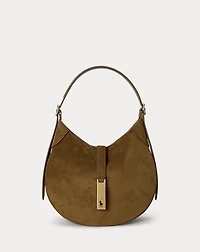 Polo ID Suede Small Shoulder Bag