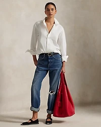Polo Play Leather Large Tote