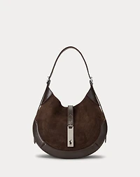 Polo ID Suede-Leather Small Shoulder Bag