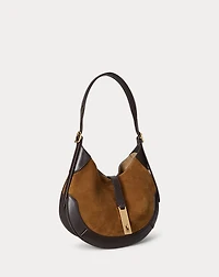 Polo ID Suede-Leather Small Shoulder Bag