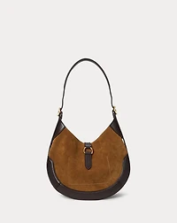Polo ID Suede-Leather Small Shoulder Bag