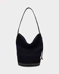 Bellport Flannel Sling Bucket Bag