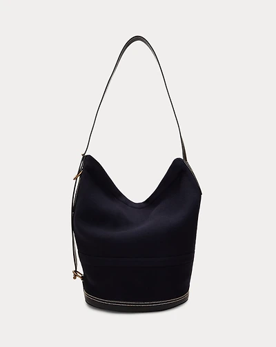 Bellport Flannel Sling Bucket Bag