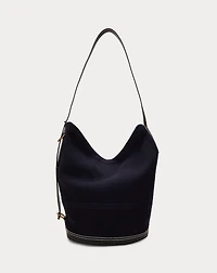 Bellport Flannel Sling Bucket Bag