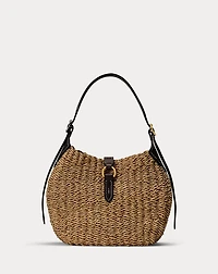 Polo ID Raffia Small Shoulder Bag