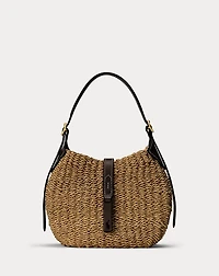 Polo ID Raffia Small Shoulder Bag