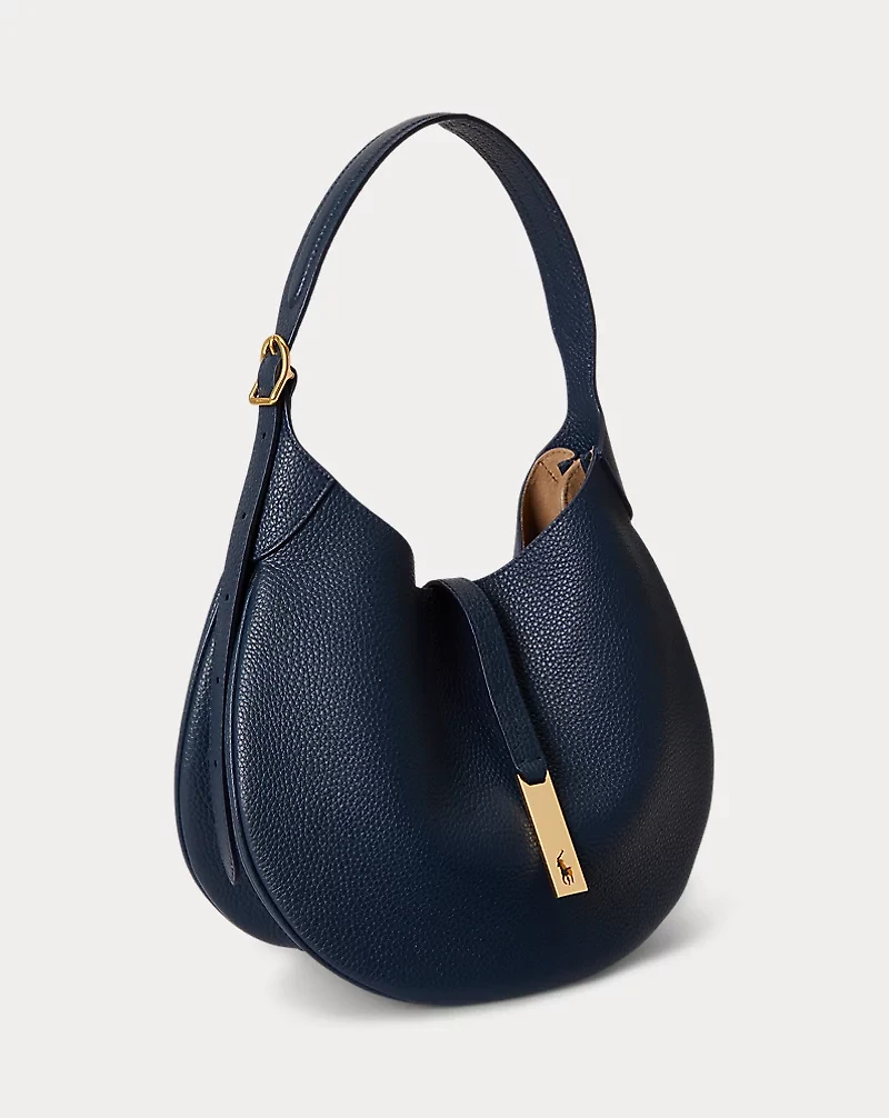 Polo ID Leather Medium Shoulder Bag