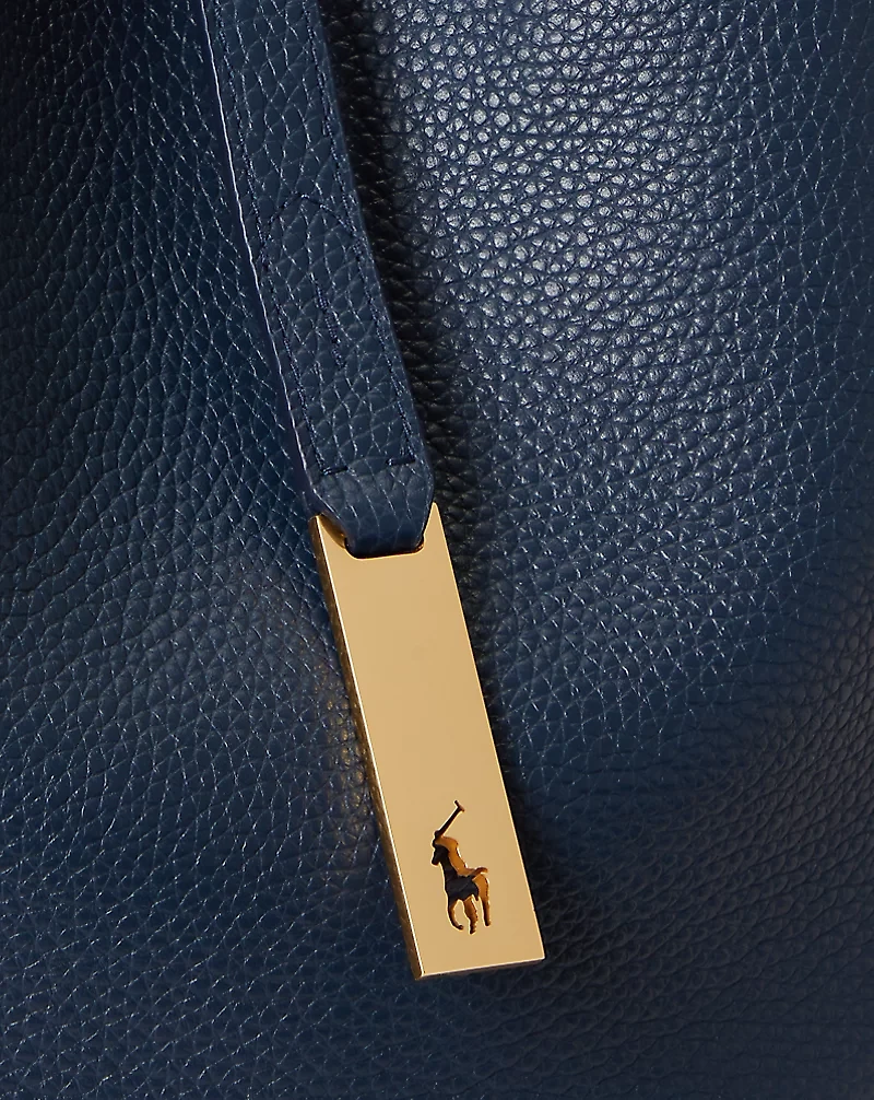 Polo ID Leather Medium Shoulder Bag