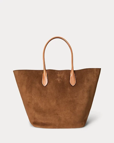 Bellport Suede-Leather Large Tote