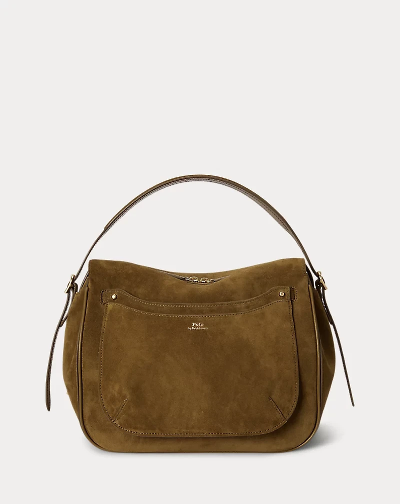 Polo ID Suede Satchel