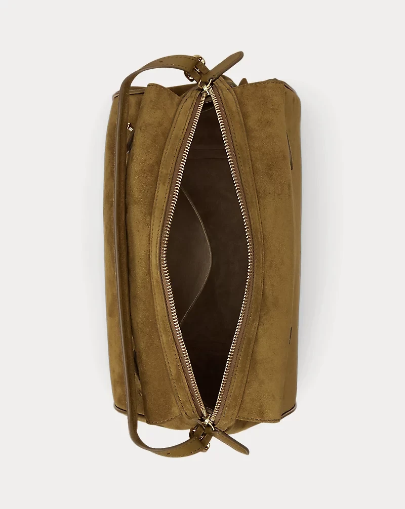 Polo ID Suede Satchel