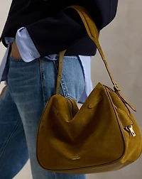 Polo ID Suede Satchel
