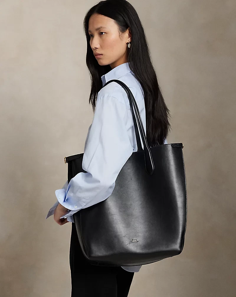 Bellport Leather North-South Tote