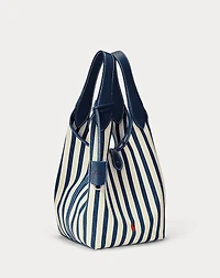 Polo Play Striped Canvas Tote