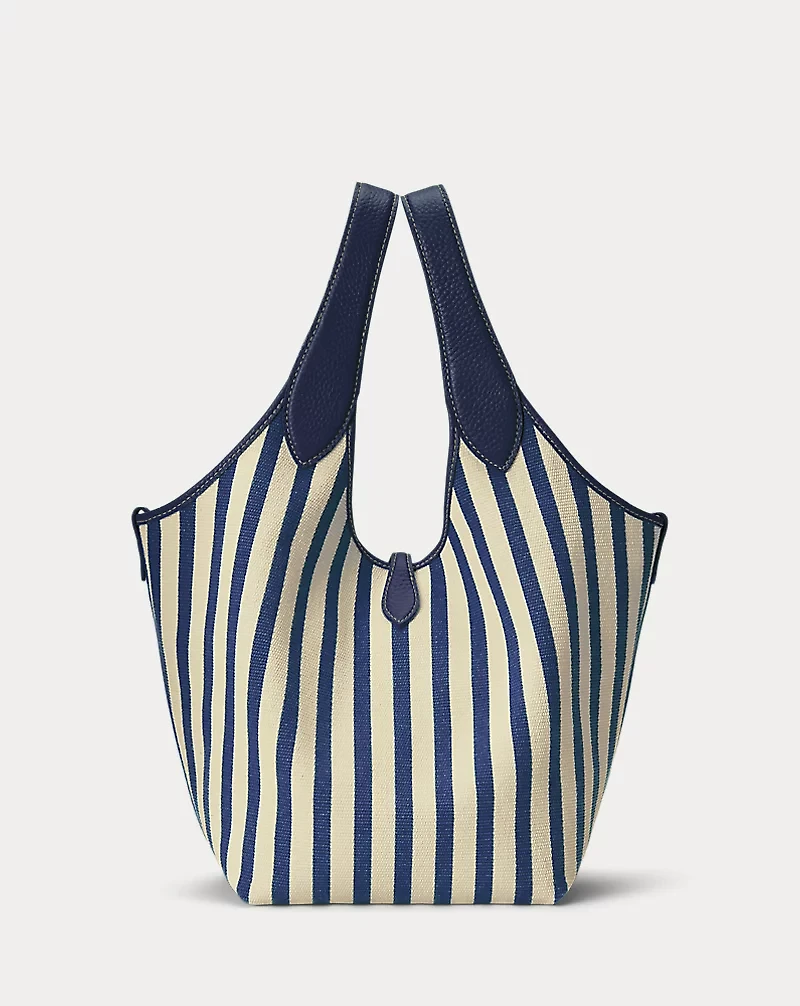 Polo Play Striped Canvas Tote