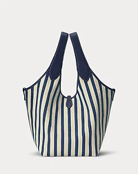 Polo Play Striped Canvas Tote