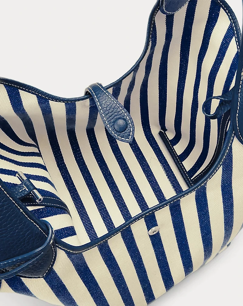 Polo Play Striped Canvas Tote