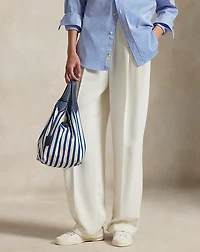 Polo Play Striped Canvas Tote