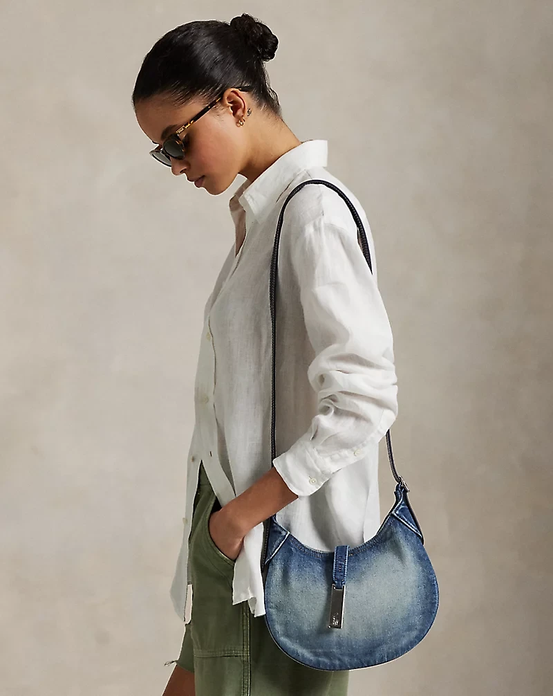 Polo ID Denim Small Shoulder Bag