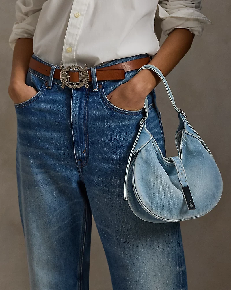 Polo ID Denim Small Shoulder Bag