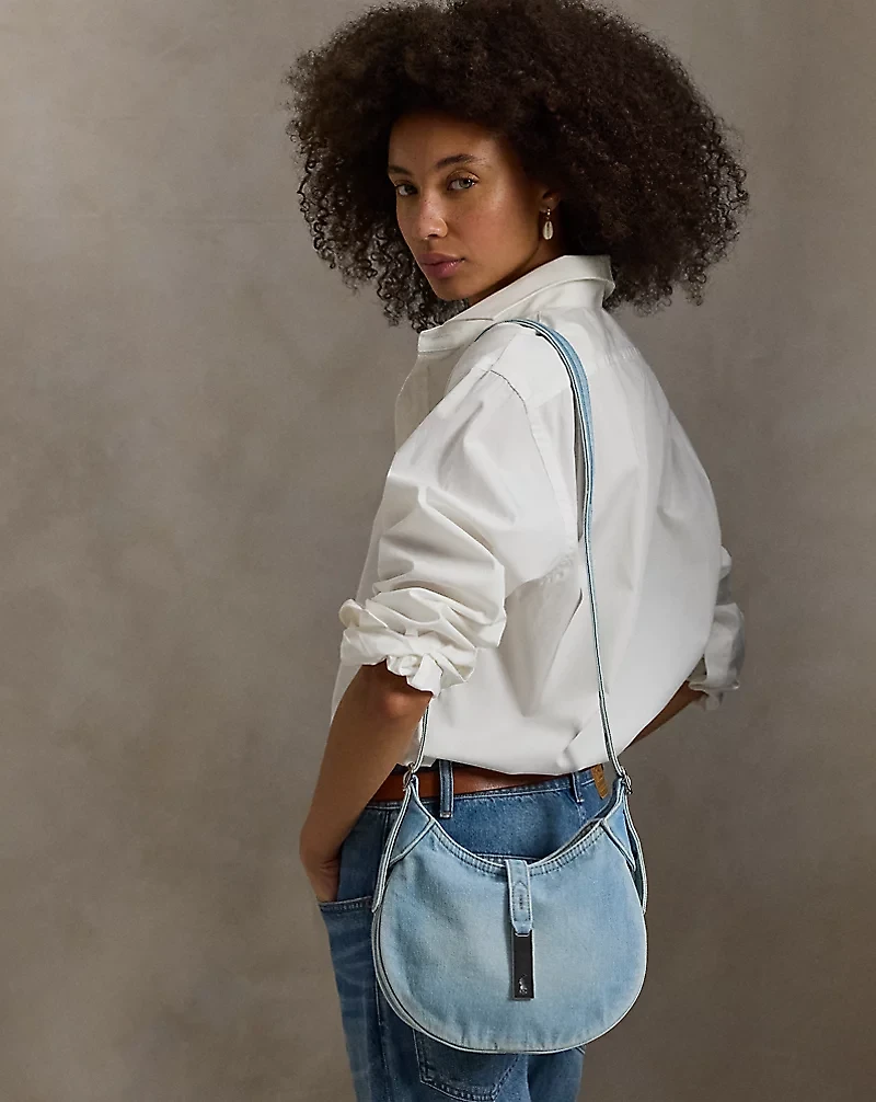 Polo ID Denim Small Shoulder Bag